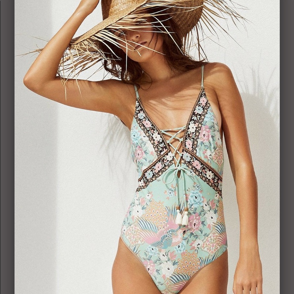 🆕 Spell - Cloud Dancer One Piece Suit in Sage